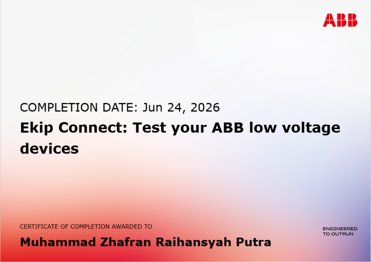 Ekip Connect: Test your ABB low voltage devices